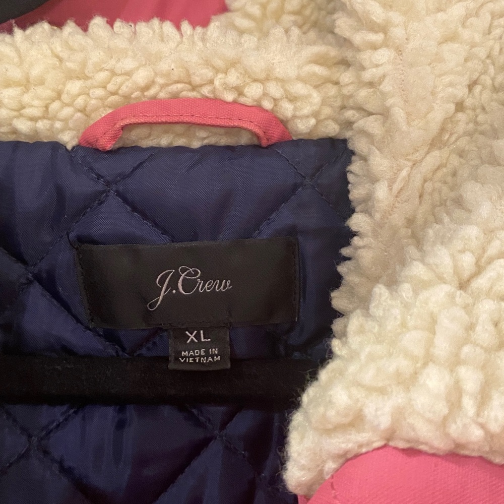 J. Crew Women's Rose Hooded coated canvas winter Jacket - Picture 7 of 10